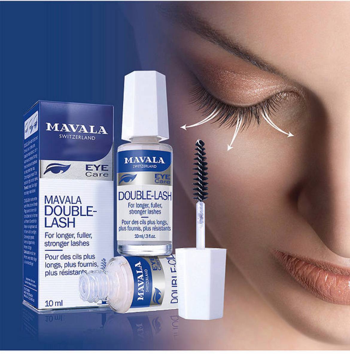 سرم تقویت کننده مژه ماوالا DOUBLE-LASH اصل